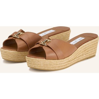 Jimmy Choo Wedges Leda 50 braun