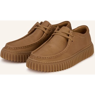 Clarks Schnürer Torhill Jo beige