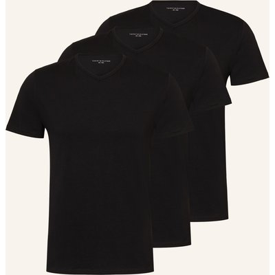 Tommy Hilfiger 3er-Pack V-Shirts schwarz