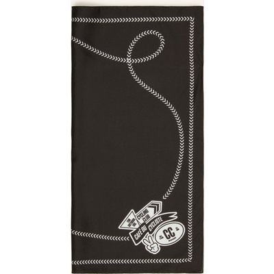 Café Du Cycliste Seidentuch schwarz