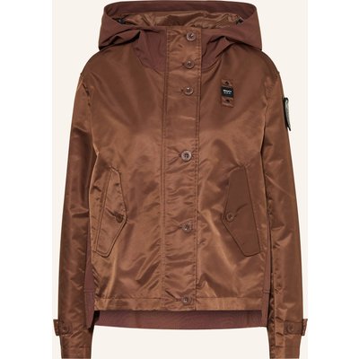 Blauer Jacke Marcella braun