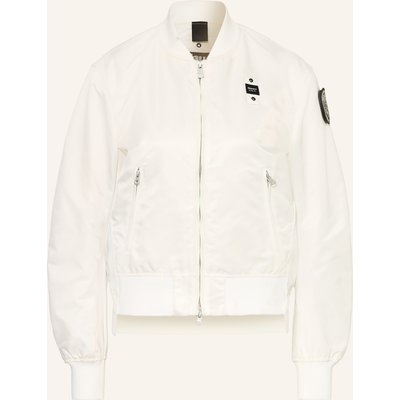 Blauer Blouson Laurie weiss