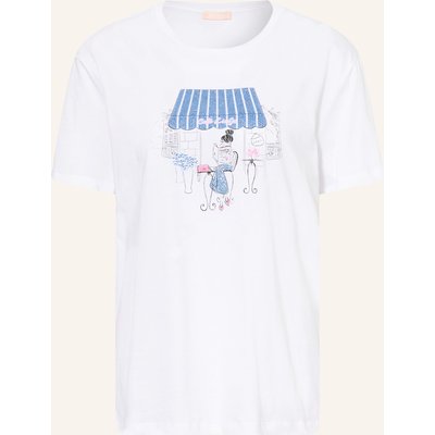 Liu Jo T-Shirt Mit Schmucksteinen weiss