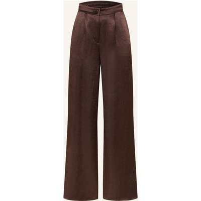 Liu Jo Marlenehose Aus Satin braun