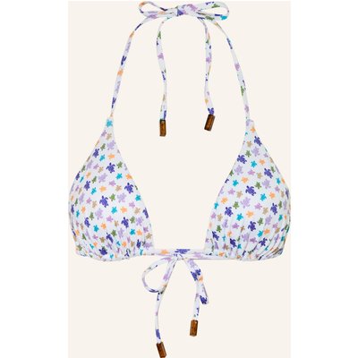 Vilebrequin Triangel-Bikini-Top Micro Fleur weiss
