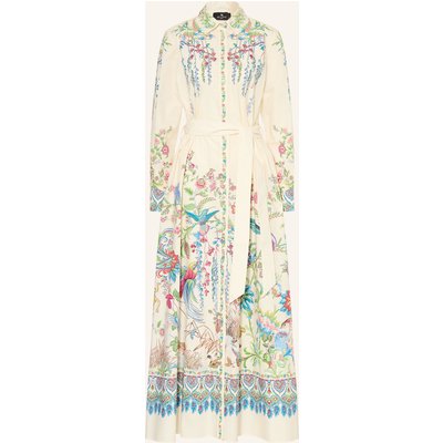 Etro Hemdblusenkleid weiss