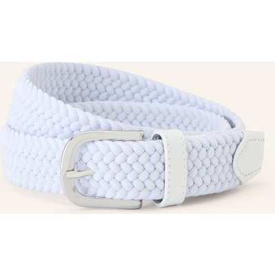 Alberto Flechtgürtel Basic Braided blau