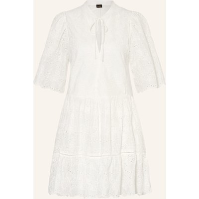 Boss Kleid Denvita Aus Lochspitze Mit 3/4-Arm weiss