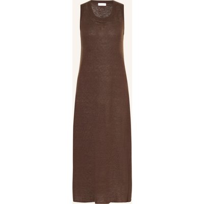 Darling Harbour Strickkleid Aus Leinen braun