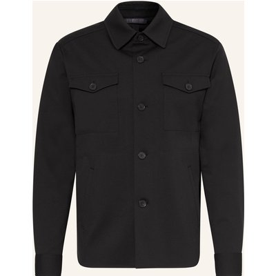 Harris Wharf London Jersey-Overjacket schwarz