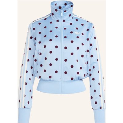 Adidas Originals Sweatjacke Satin Polka Dots Tt blau