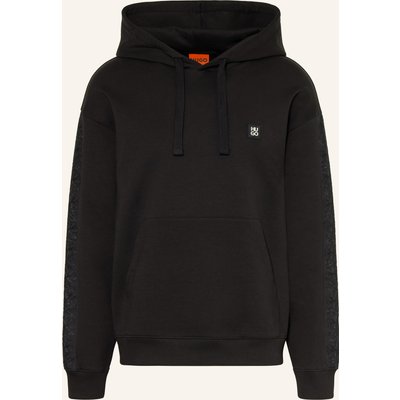 Hugo Hoodie Dros Mit Galonstreifen schwarz