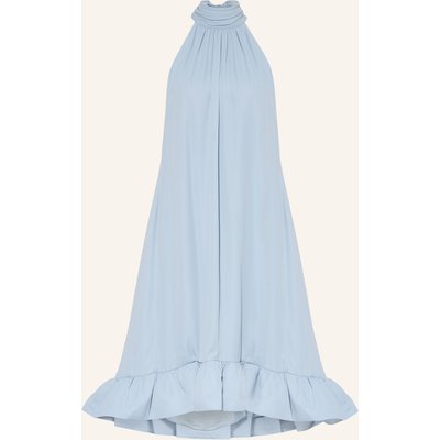 Malina Kleid Sabrina Mit Rüschen blau