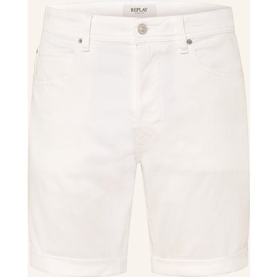 Replay Jeansshorts Rbj.981 Tapered Fit weiss