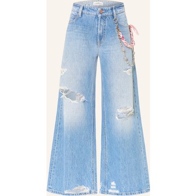 Cambio Wide Leg Jeans Palazzo blau