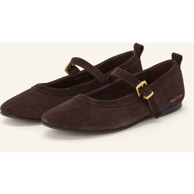 Marc O'polo Mary-Jane-Ballerinas braun