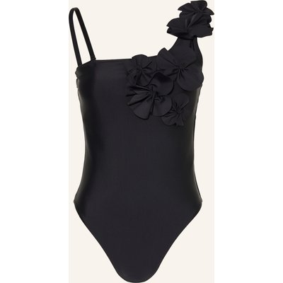 Goldbergh One-Shoulder-Badeanzug Fabiosa schwarz