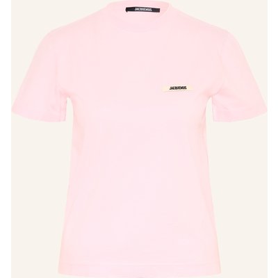 Jacquemus T-Shirt Le T-Shirt Gros Grain pink