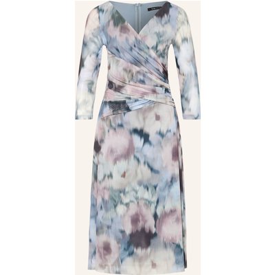 Swing Mesh-Kleid Mit 3/4-Arm blau