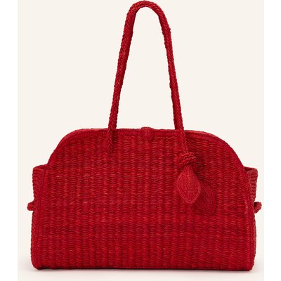 Jacquemus Handtasche Le Turismo Raphia rot