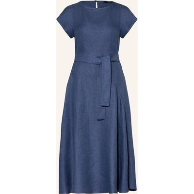 Weekend Max Mara Leinenkleid Esordio blau