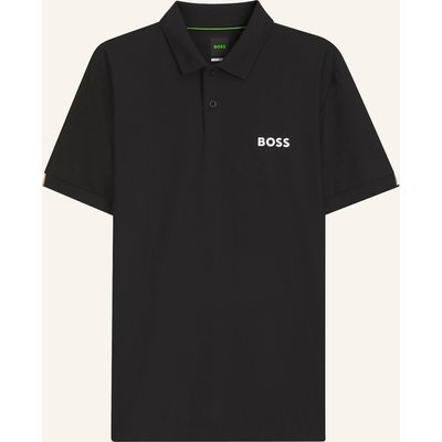 Boss Funktions-Poloshirt schwarz