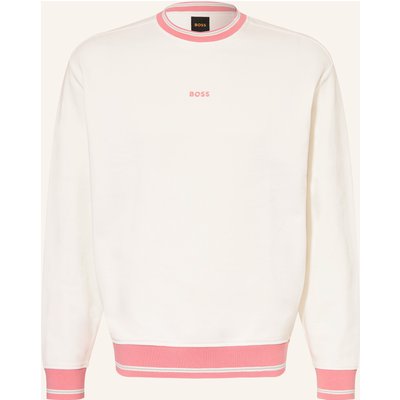 Boss Sweatshirt We Blocks weiss