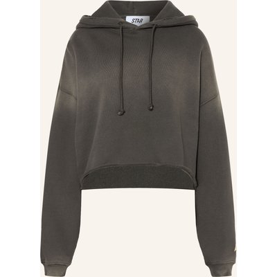 Golden Goose Oversized-Hoodie Star schwarz