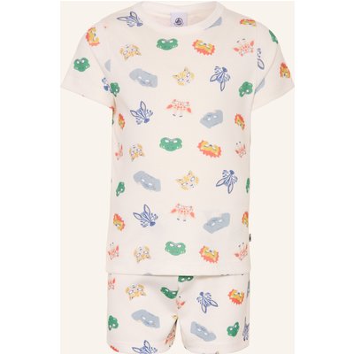 Petit Bateau Shorty-Schlafanzug weiss