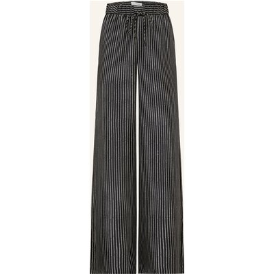 Max Mara Marlenehosen Clarino Aus Seide schwarz
