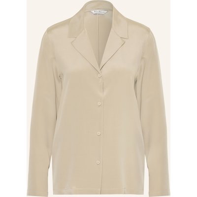 Max Mara Bluse Aedo Aus Seide beige