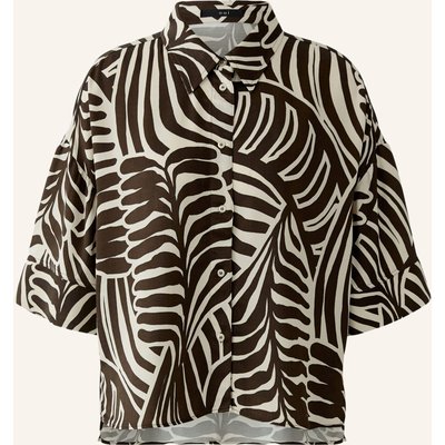 Oui Hemdbluse braun