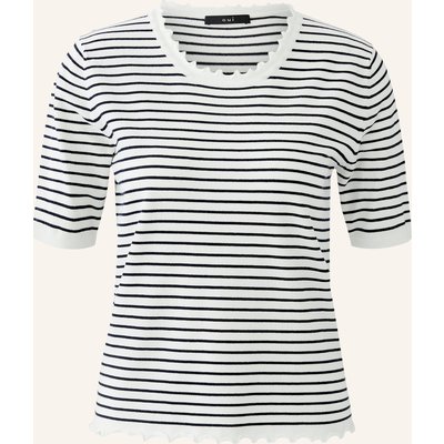Oui Strickshirt weiss