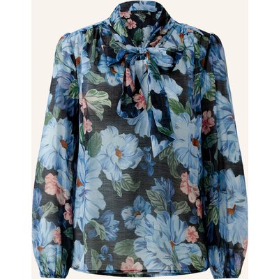 Oui Schluppenbluse blau
