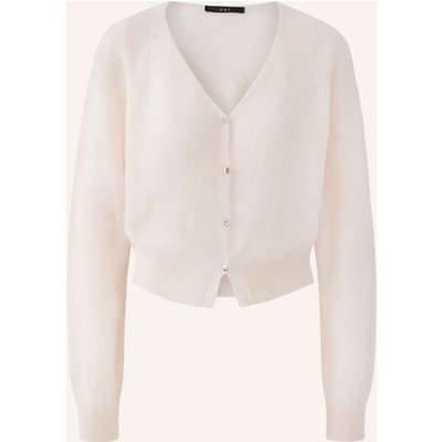Oui Strickjacke Mit Alpaka rosa