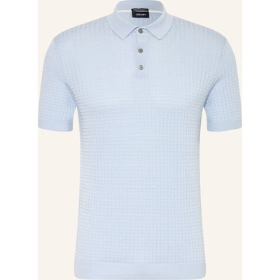 Joop! Strick-Poloshirt blau