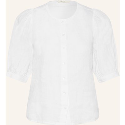 Part Two Leinenbluse Azrapw weiss