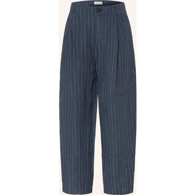 Part Two 7/8-Hose Nettaspw Aus Leinen blau