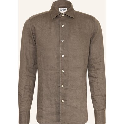 mc2 Saint Barth Leinenhemd Raphael Comfort Fit gruen