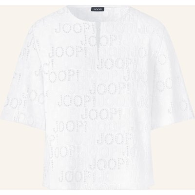 Joop! Blusenshirt Beljana Aus Lochspitze weiss