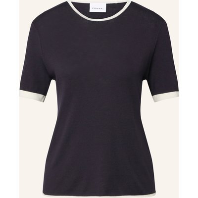 Comma Strickshirt blau
