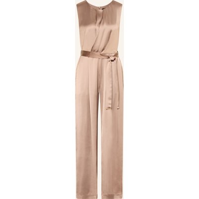 S.Oliver Black Label Jumpsuit Aus Satin braun