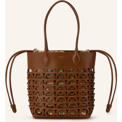 Ferragamo Shopper braun