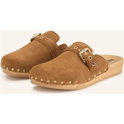 Softclox Clogs Leslie Mit Nieten braun