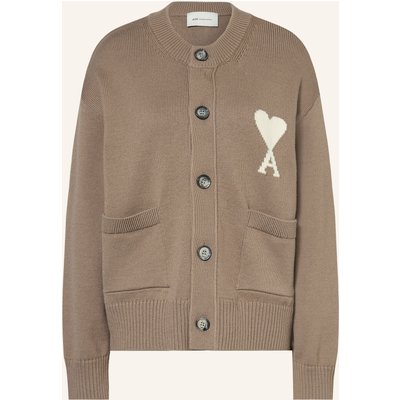 Ami Paris Strickjacke beige