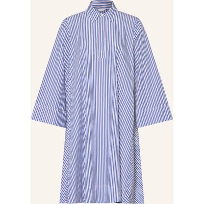 Robert Friedman Hemdblusenkleid blau