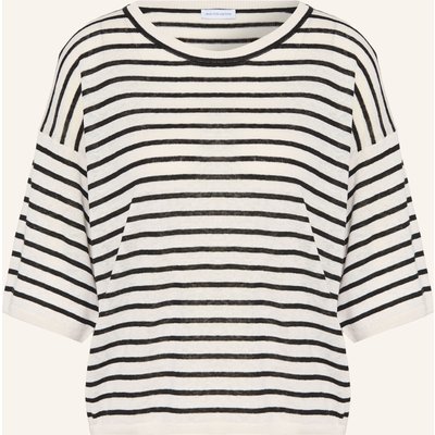 Iris Von Arnim Strickshirt Emina Mit Seide Und Leinen schwarz