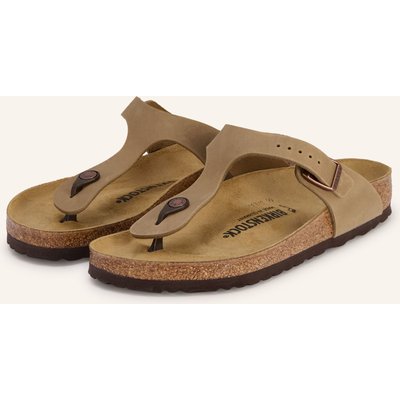 Birkenstock Zehentrenner Gizeh Leather Oiled braun