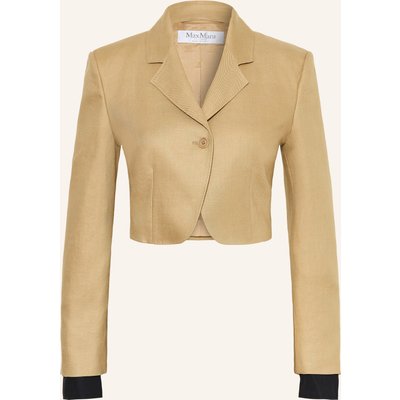 Max Mara Leinenblazer Buono beige