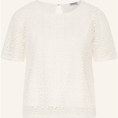 More & More Blusenshirt Aus Spitze weiss